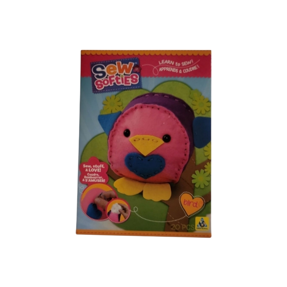 NEW The Orb Factory Sew Softies Bird Craft Kit